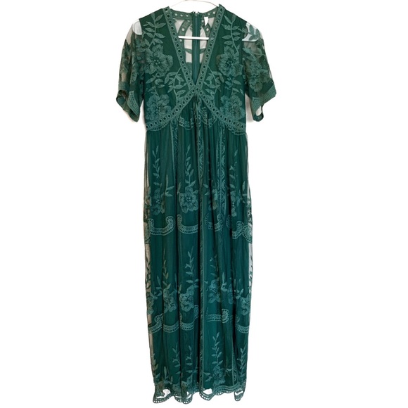 ✨2X HP✨Emerald Green Maternity Dress - Picture 4 of 10